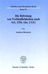 Die Befreiung von Verbindlichkeiten nach Art. 135a Abs. 2 GG