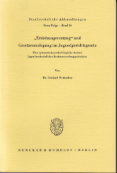Erziehungsvorrang und Gesetzesauslegung im Jugendgerichtsgesetz