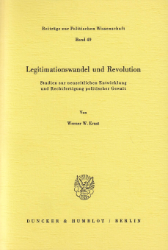 Legitimationswandel und Revolution