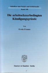 Die arbeitnehmerbedingten Kündigungsgründe