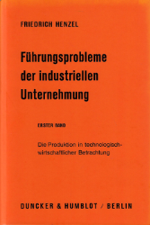 Buchcover Führungsprobleme der industriellen Unternehmung