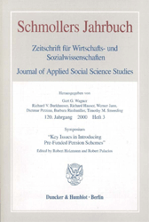 Symposium »Key Issues in Introducing Pre-Funded Pension Schemes«
