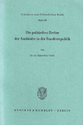 Die politischen Rechte der Ausländer in der Bundesrepublik