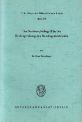 Der Sonderopferbegriff in der Rechtsprechung des Bundesgerichtshofes