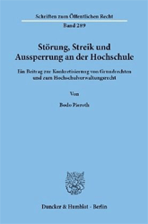 Störung, Streik und Aussperrung an der Hochschule