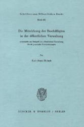 Die Mitwirkung der Beschäftigten in der öffentlichen Verwaltung,