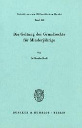 Die Geltung der Grundrechte für Minderjährige