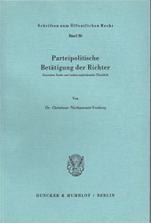 Parteipolitische Betätigung der Richter