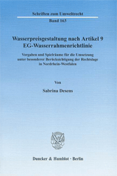 Wasserpreisgestaltung nach Artikel 9 EG-Wasserrahmenrichtlinie