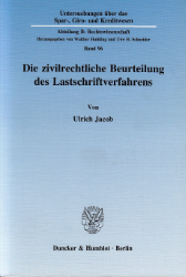 Die zivilrechtliche Beurteilung des Lastschriftverfahrens