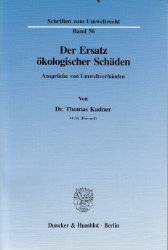 Der Ersatz ökologischer Schäden