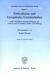 Föderalismus und Europäische Gemeinschaften