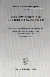 Neuere Entwicklungen in der Geldtheorie und Währungspolitik