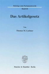 Das Artikelgesetz