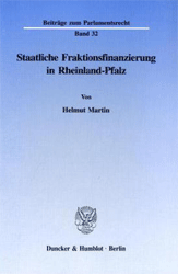 Staatliche Fraktionsfinanzierung in Rheinland-Pfalz