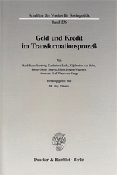 Geld und Kredit im Transformationsprozeß