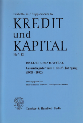 Kredit und Kapital