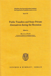 Public Transfers and Some Private Alternatives during the Recession