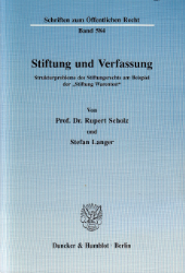 Stiftung und Verfassung