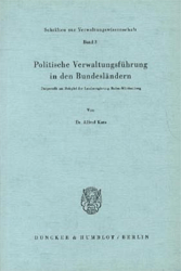 Politische Verwaltungsführung in den Bundesländern