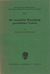 Die steuerliche Behandlung gewerblicher Verluste