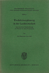Produktionsplanung in der Landwirtschaft