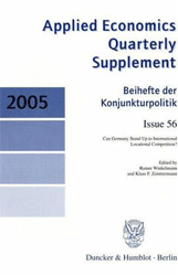 Can Germany Stand Up to International Locational Competition?