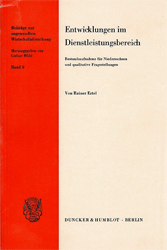 Entwicklungen im Dienstleistungsbereich