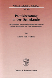 Politikberatung in der Demokratie