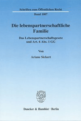 Die lebenspartnerschaftliche Familie