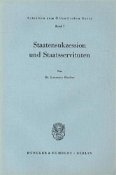 Staatensukzession und Staatsservituten