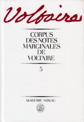 Corpus des Notes Marginales de Voltaire. Tome V: L-M