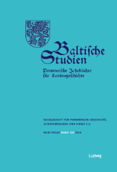 Baltische Studien. Neue Folge; Band 100 (2014)