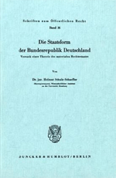 Die Staatsform der Bundesrepublik Deutschland