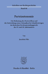 Parteiautonomie