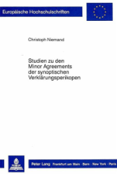 Studien zu den Minor Agreements der synoptischen Verklärungsperikopen