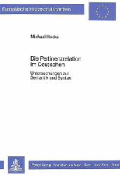 Die Pertinenzrelation im Deutschen