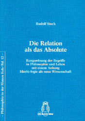 Die Relation als das Absolute