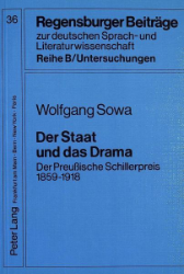 Der Staat und das Drama - Sowa, Wolfgang