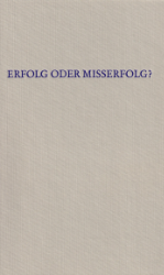 Buchcover Erfolg oder Misserfolg?