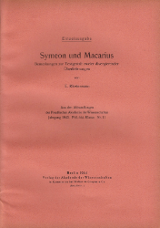 Buchcover: Symeon und Macarius