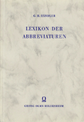 Lexikon der Abbreviaturen