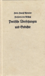 Poetische Übersetzungen und Gedichte