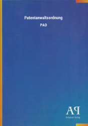 Patentanwaltsordnung PAO
