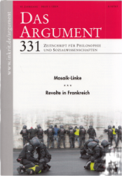 Das Argument 331: Mosaik-Linke + Revolte in Frankreich