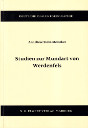 Studien zur Mundart von Werdenfels