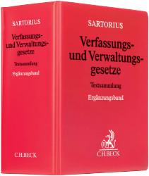 Sartorius. Verfassungs- und Verwaltungsgesetze Ergänzungsband. Rechtsstand: 56. Ergänzungslieferung