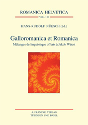 Galloromanica et romanica