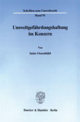 Umweltgefährdungshaftung im Konzern