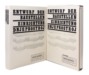 Entwurf der Baustelleneinrichtung Dnjeprostroj 1927